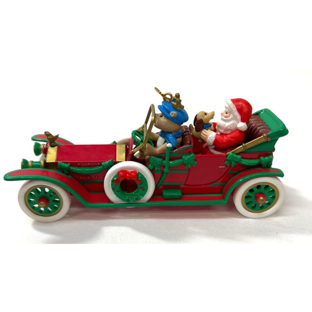 Santas Best Collectable Christmas Charm "Home Blitzen!" First Edition Car